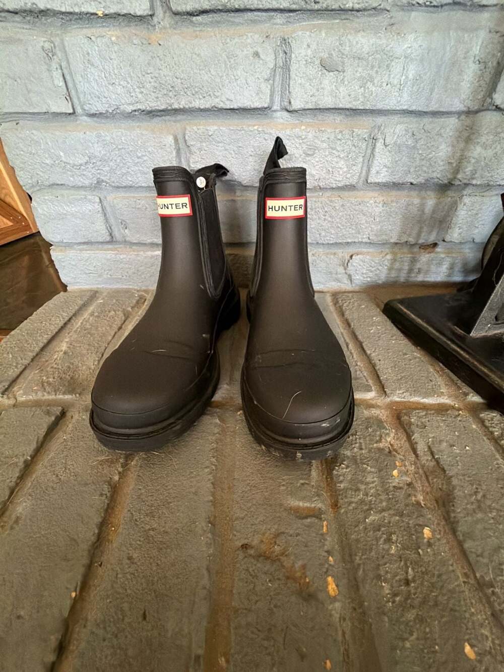 Hunter Women's Commando Chelsea Rain Boots Black